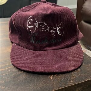 Thrasher Maroon Corduroy Cap